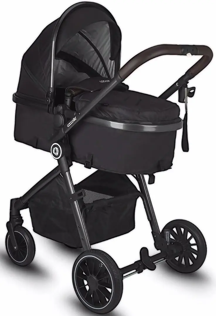 Коляска модульная 3в1 Coccolle Ago (Diamond Black)