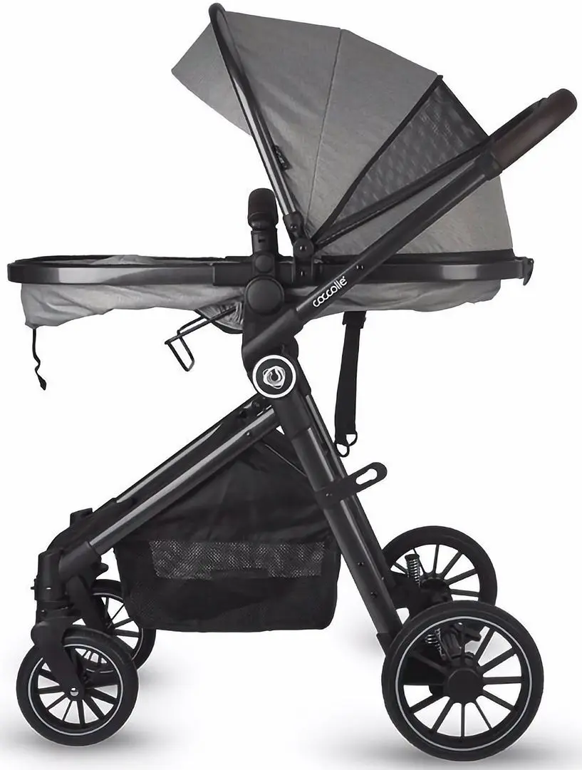 Коляска модульная 3в1 Coccolle Ago (Neutral Grey) - 4