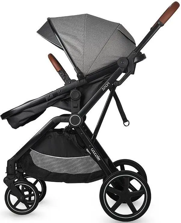 Коляска модульная 3в1 Coccolle Amani (Anthracite) - 5
