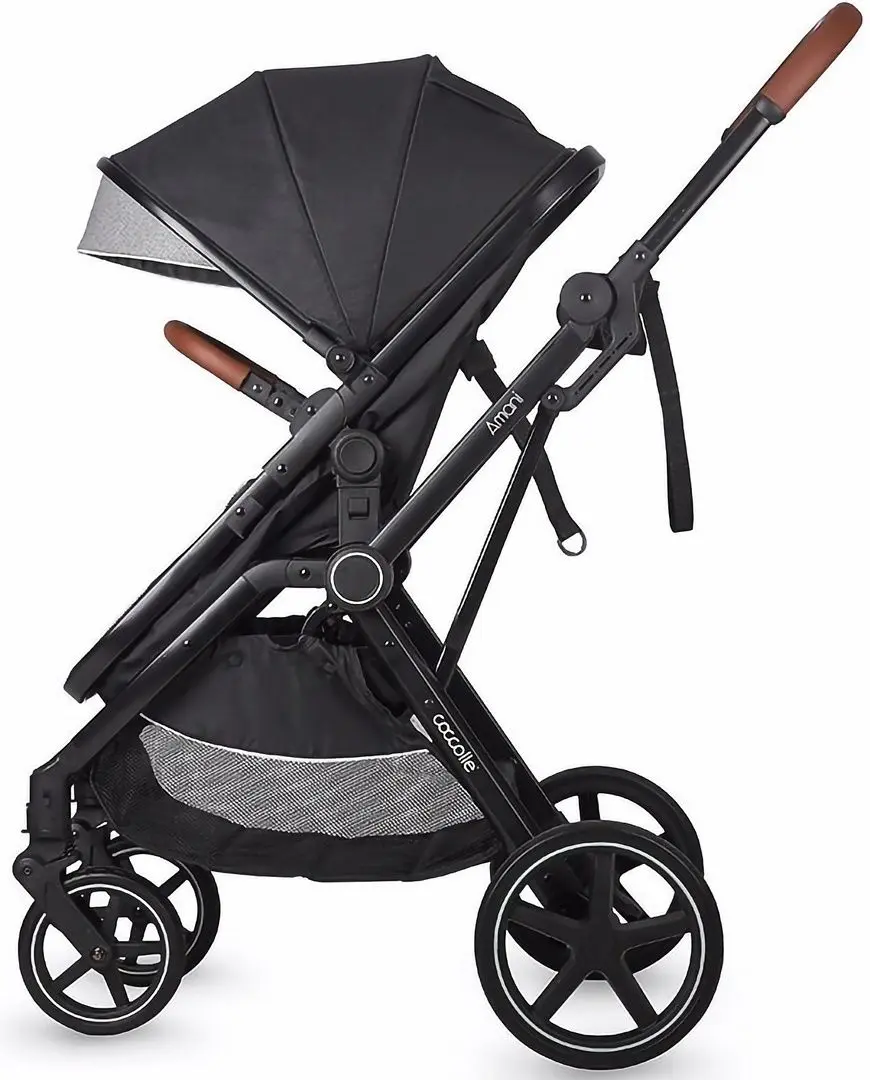Коляска модульная 3в1 Coccolle Amani (Diamond Black) - 3