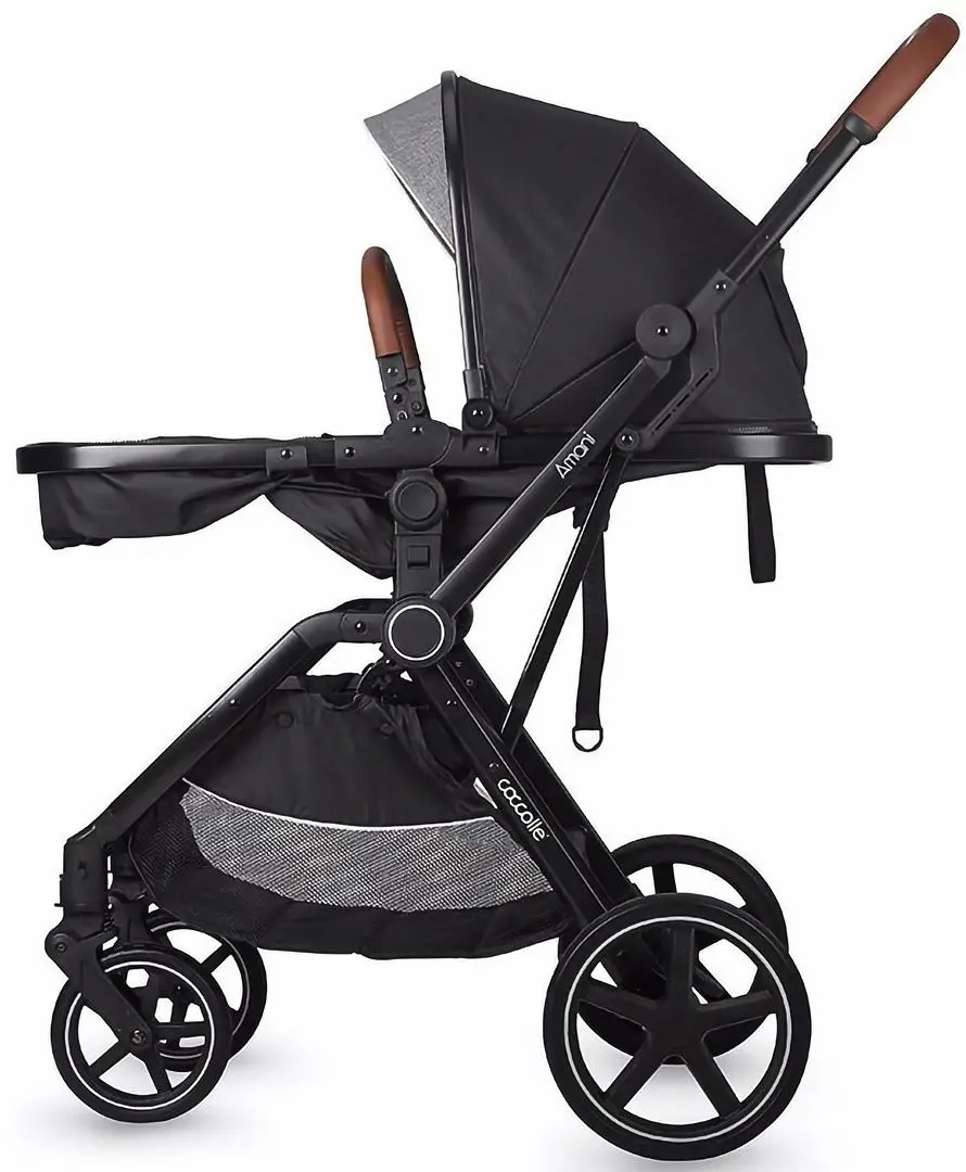 Коляска модульная 3в1 Coccolle Amani (Diamond Black) - 5