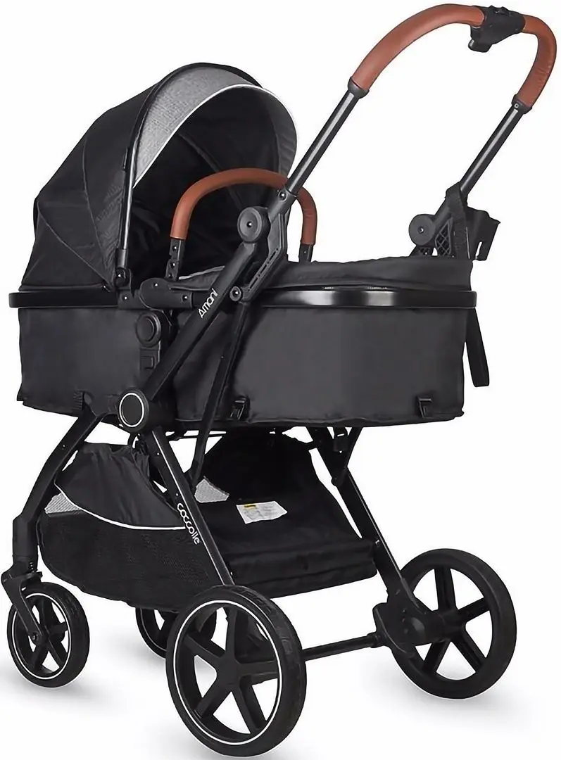 Коляска модульная 3в1 Coccolle Amani (Diamond Black)