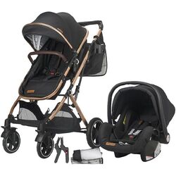 Carucior modular 3in1 Coccolle Ravello (Diamond Black) Thumb