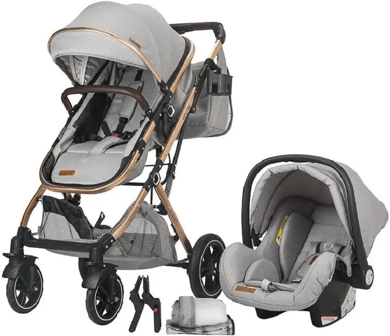 Коляска модульная 3в1 Coccolle Ravello (Moonlit Grey) - 9