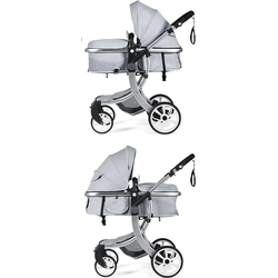 Коляска модульная 2в1 Costway BC10054GR (Gray) Thumb