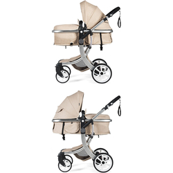 Carucior modular 2in1 Costway BC10054SA (Beige) Thumb