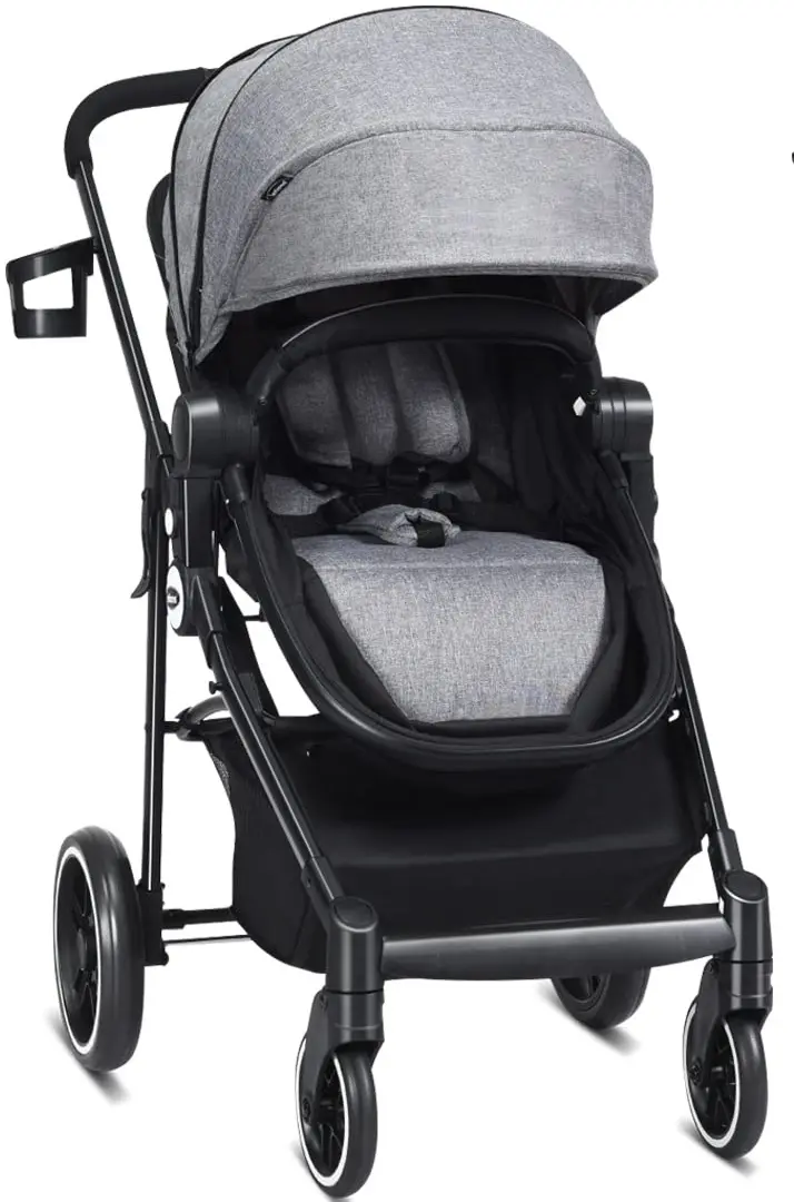 Carucior modular 2in1 Costway BC10184GR (Gray/Black)