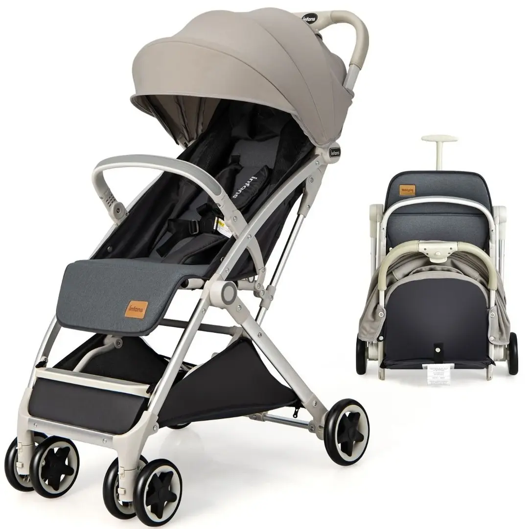 Carucior de plimbare Costway BC10067GR (Grey)