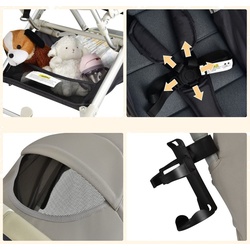 Carucior de plimbare Costway BC10067GR (Grey) Thumb