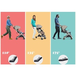 Carucior de plimbare Costway BC10067GR (Grey) Thumb