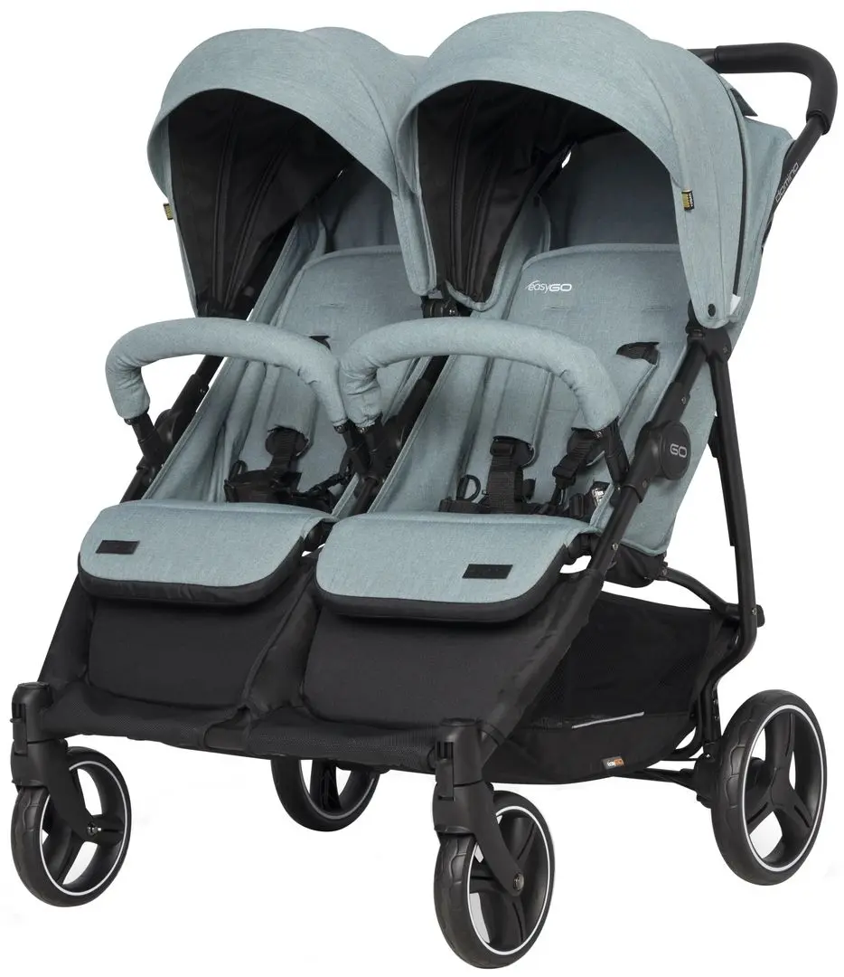 Carucior pentru gemeni EasyGo Domino (Mineral)
