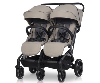 Carucior pentru gemeni EasyGo Echo (Savana Beige)