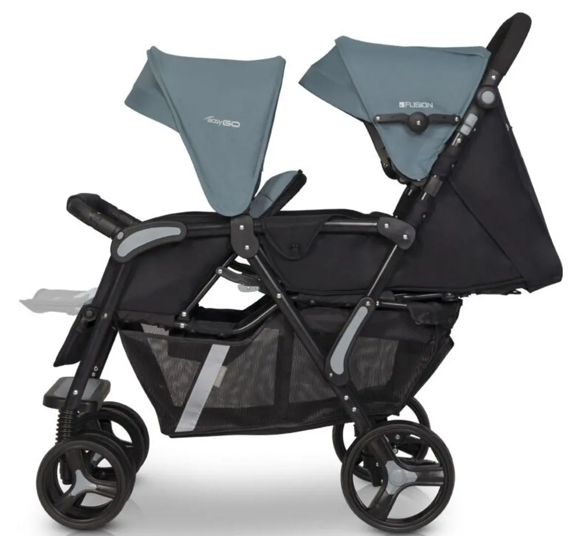 Carucior pentru gemeni EasyGo Fusion (Mineral) - 4