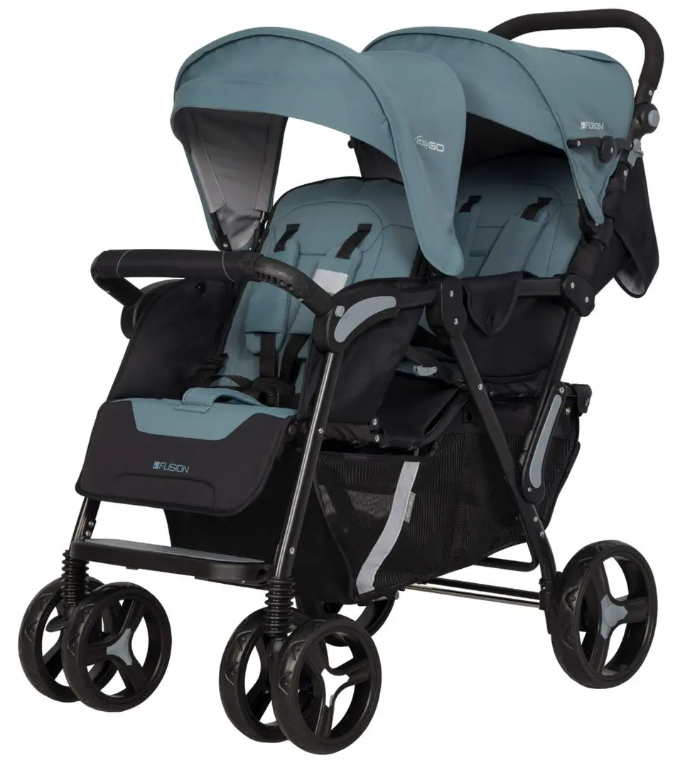 Carucior pentru gemeni EasyGo Fusion (Mineral)