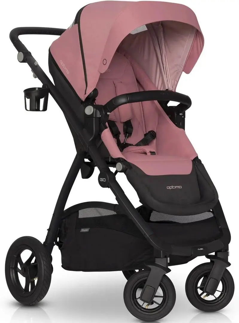 Коляска модульная EasyGo Optimo Pro 908 (Rose)