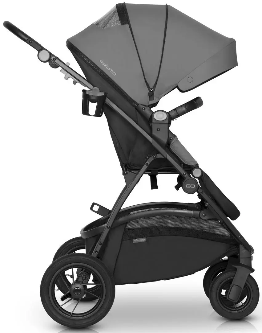 Carucior de plimbare EasyGo Optimo 2022 (Pearl) - 2