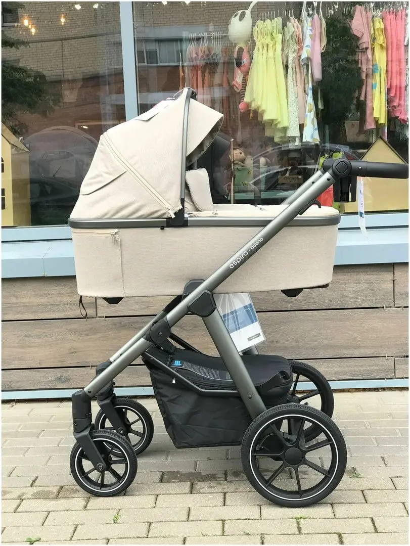 Коляска модульная 2в1 Espiro Bueno (Charming Beige) - 11