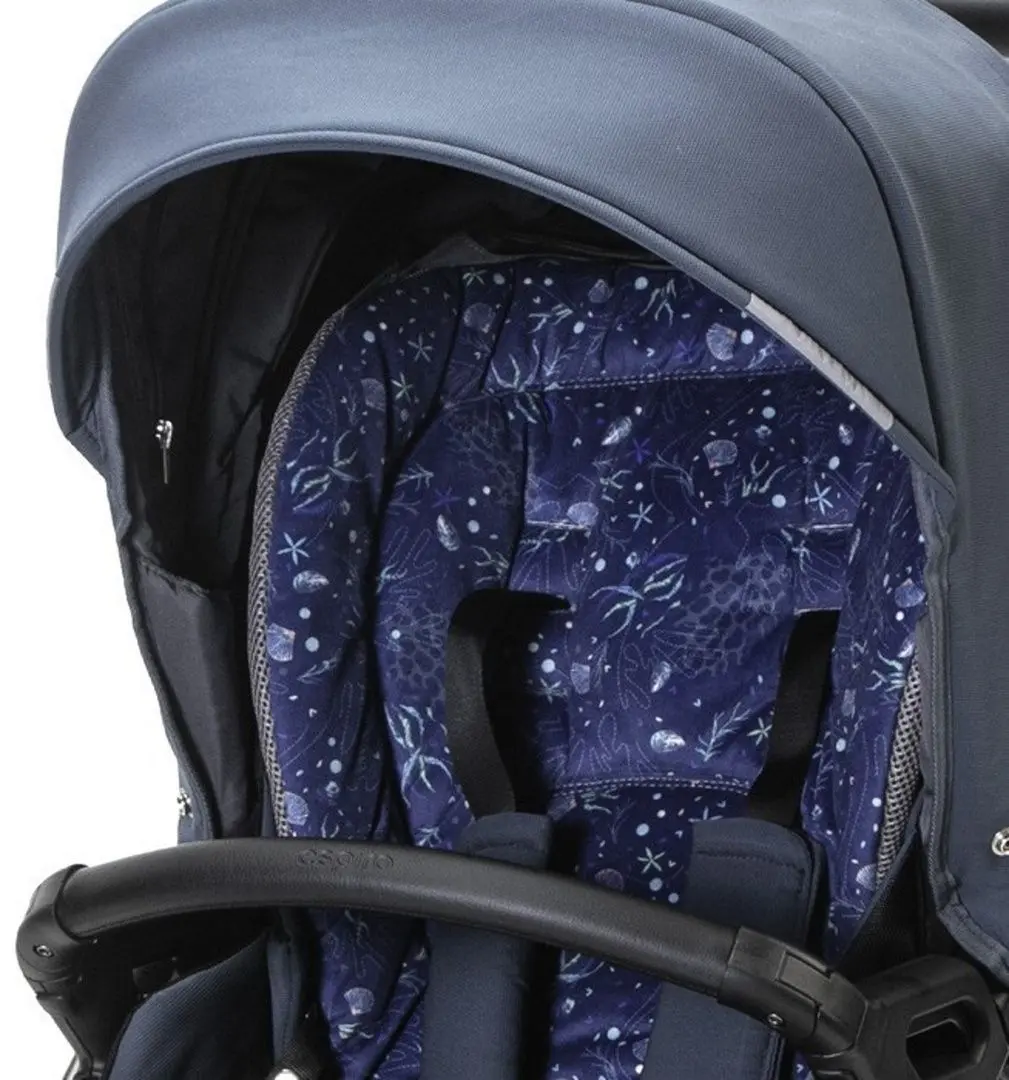 Коляска модульная 2в1 Espiro Bueno (Navy Whale) - 3