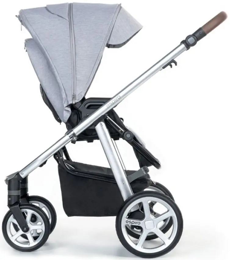 Коляска модульная 2в1 Espiro Next 2.1 Manhattan 217 Alaska (Grey) - 2