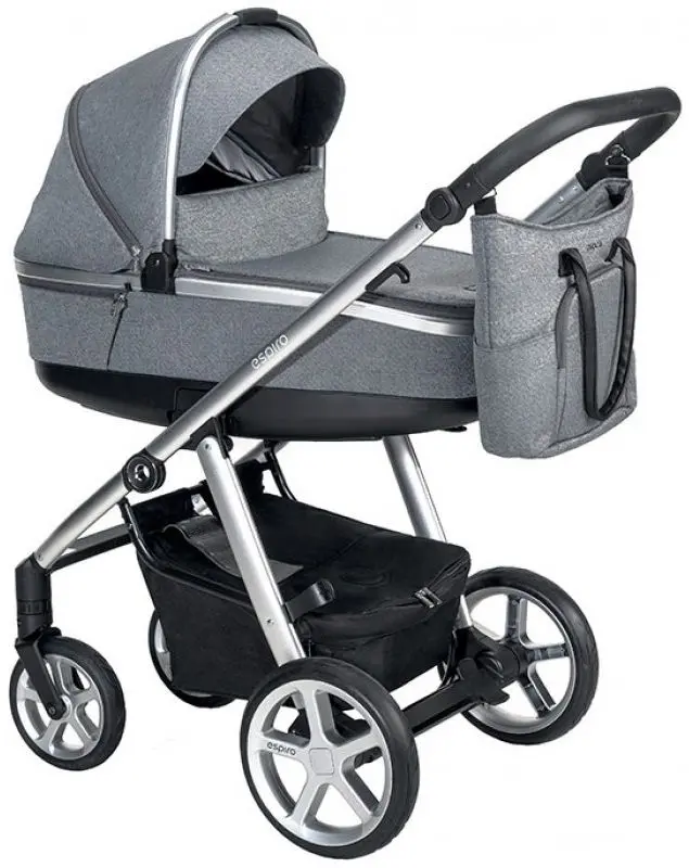 Коляска модульная 2в1 Espiro Next Up 17 Street (Melange Graphite) - 2