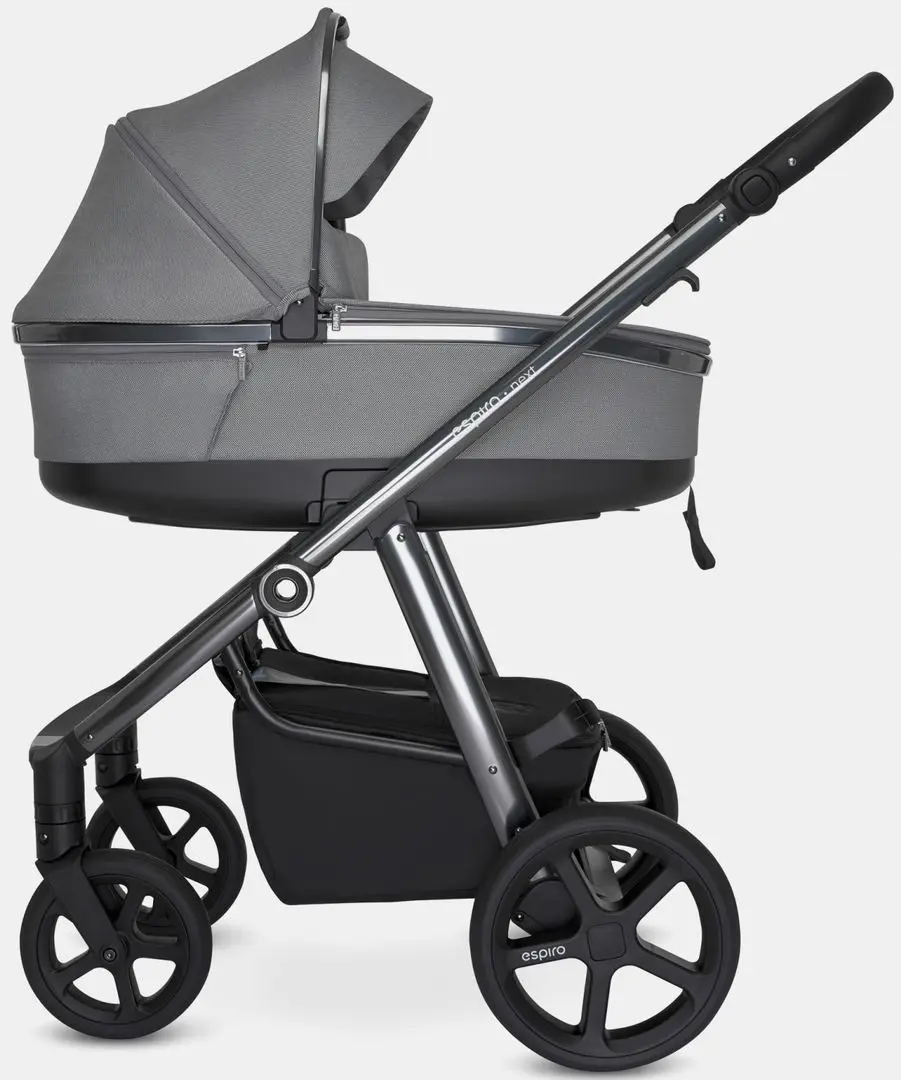 Коляска модульная 2в1 Espiro Next Up 17 Street (Melange Graphite) - 13
