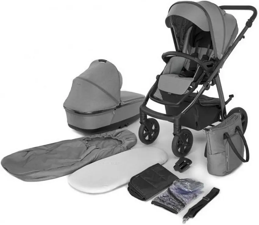 Коляска модульная 2в1 Espiro Next Up 17 Street (Melange Graphite) - 16