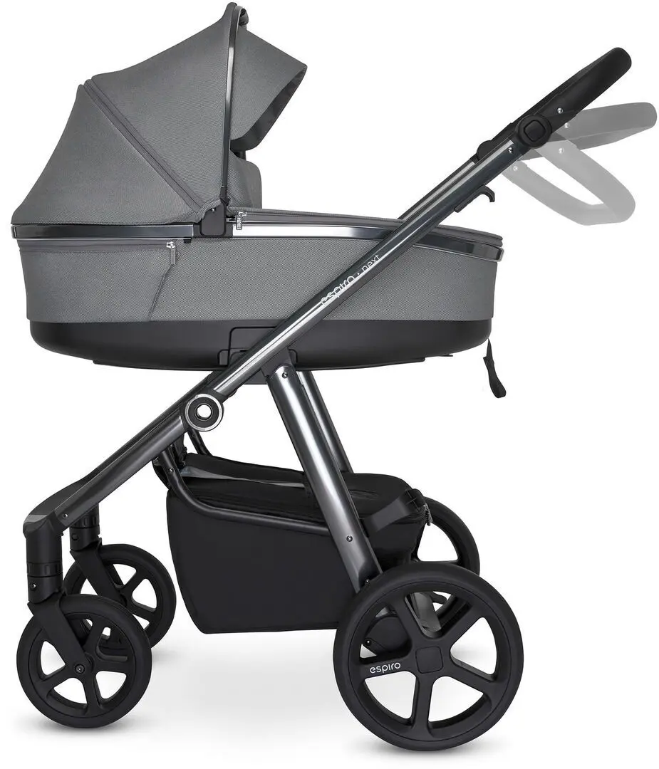 Коляска модульная 2в1 Espiro Next Up 17 Street (Melange Graphite) - 4