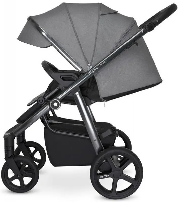 Коляска модульная 2в1 Espiro Next Up 17 Street (Melange Graphite) - 6