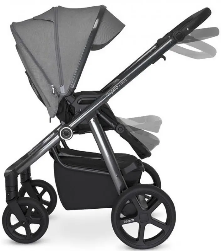 Коляска модульная 2в1 Espiro Next Up 17 Street (Melange Graphite) - 8