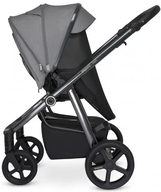 Коляска модульная 2в1 Espiro Next Up 17 Street (Melange Graphite) - 9