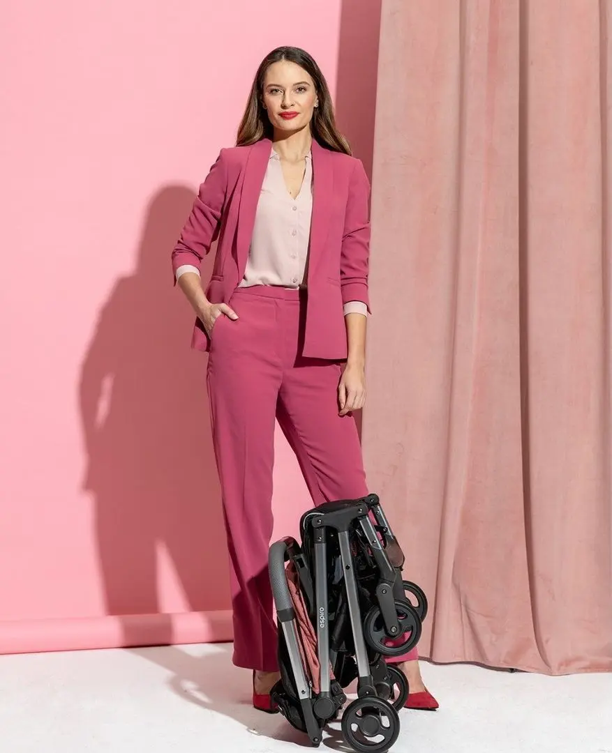 Коляска прогулочная Espiro Art 108 (Pink Vibes) - 7