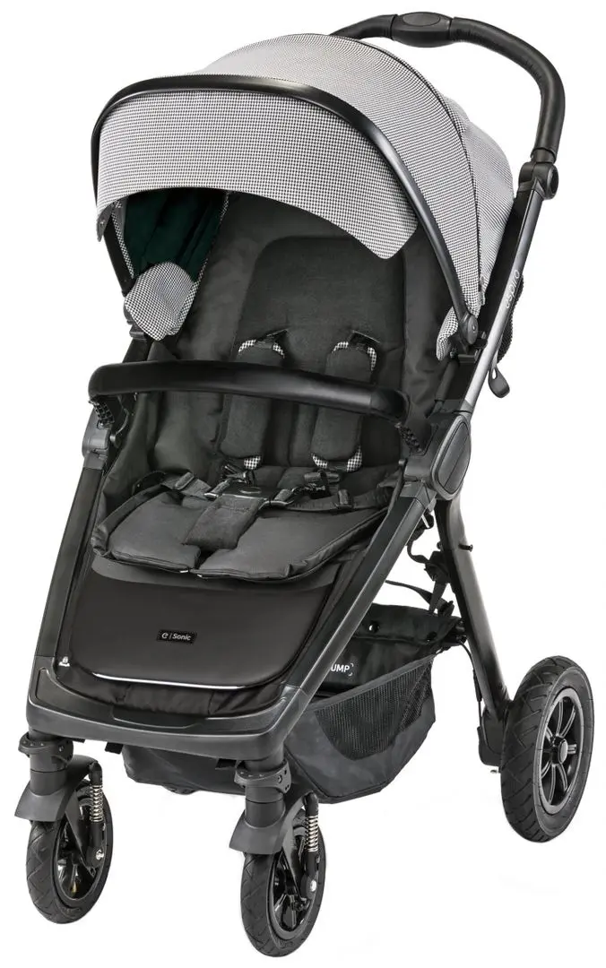 Коляска прогулочная Espiro Sonic Air 2020 (Black/Grey)