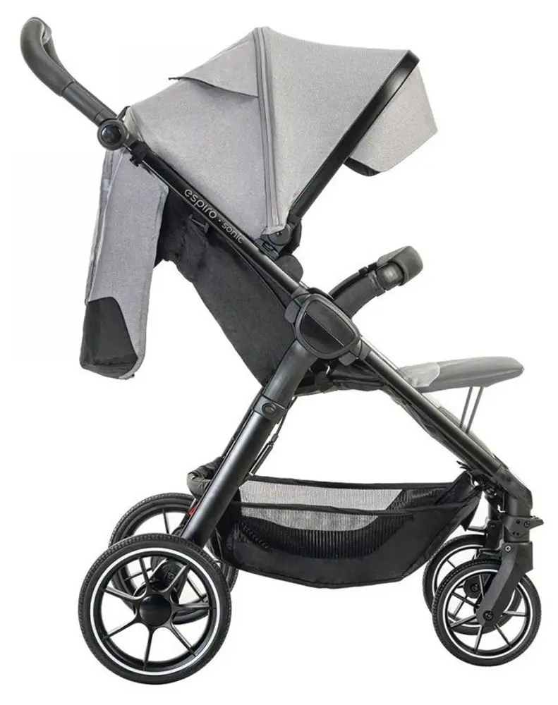 Коляска прогулочная Espiro Sonic Air (Navy City) - 4