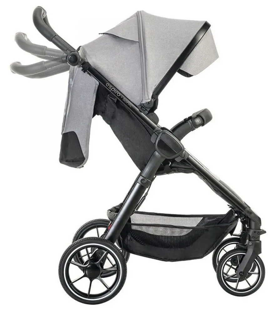 Коляска прогулочная Espiro Sonic Air (Navy City) - 5