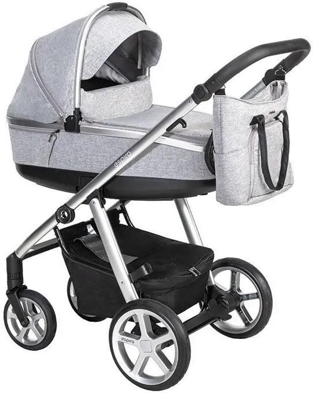 Коляска универсальная 2в1 Espiro Next Up Melange (Grey Center)