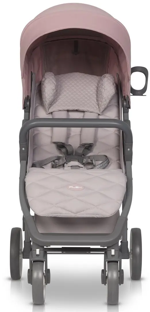 Коляска прогулочная Euro-Cart Flex (Powder Pink) - 2
