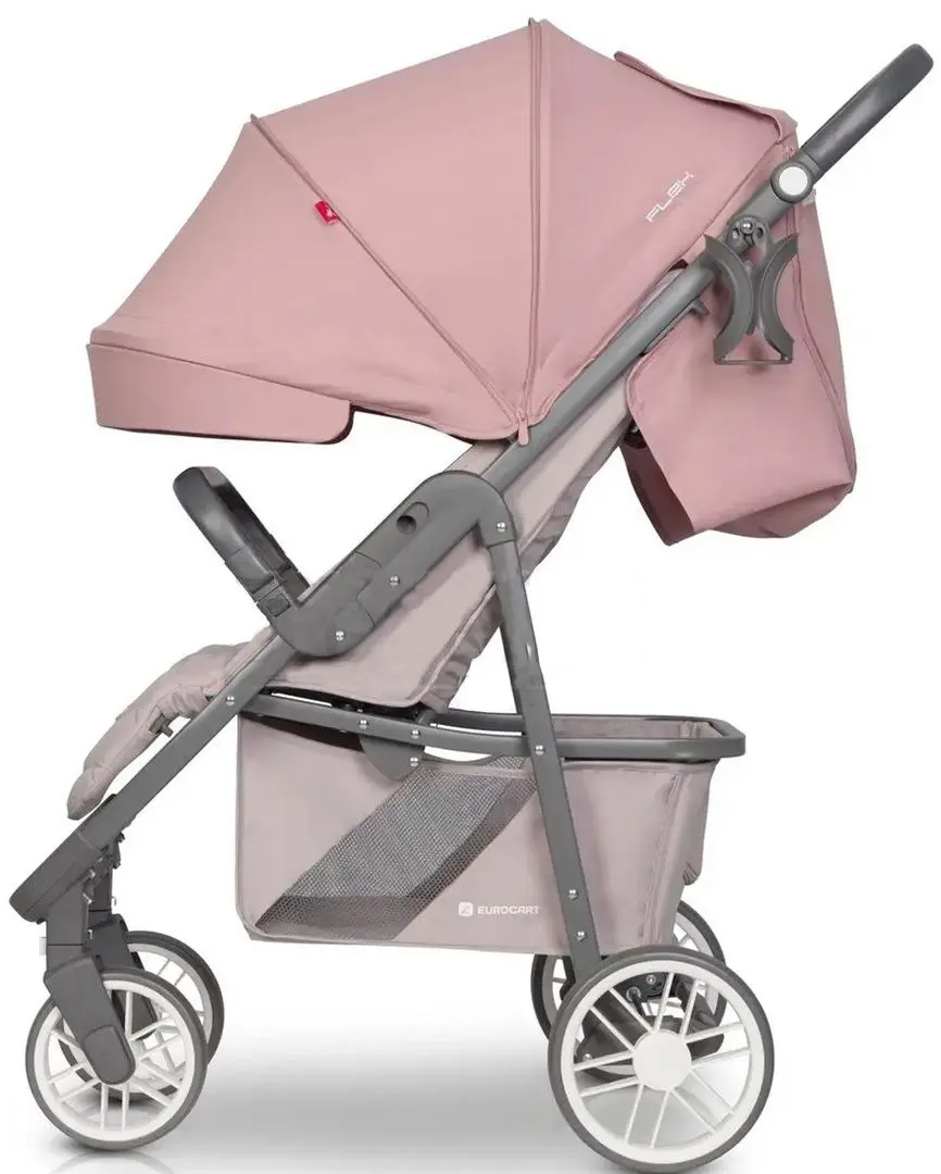 Коляска прогулочная Euro-Cart Flex (Powder Pink) - 4