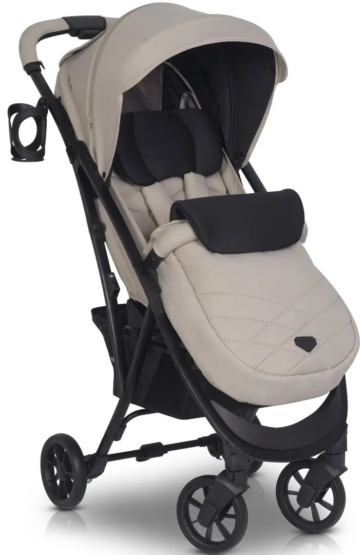 Коляска прогулочная Euro-Cart Volt Pro Black Edition (Fossil) - 2