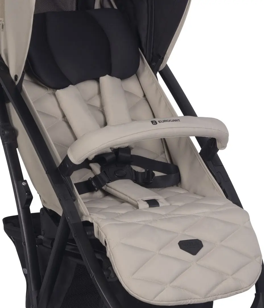 Коляска прогулочная Euro-Cart Volt Pro Black Edition (Fossil) - 4