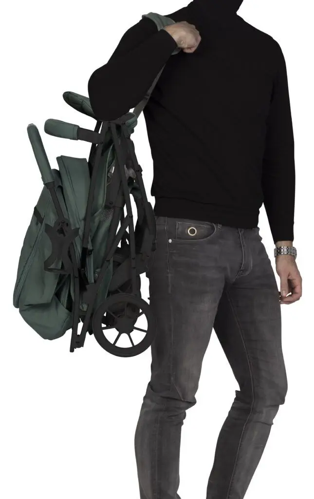 Коляска прогулочная Euro-Cart Volt Pro Black Edition (Fossil) - 7