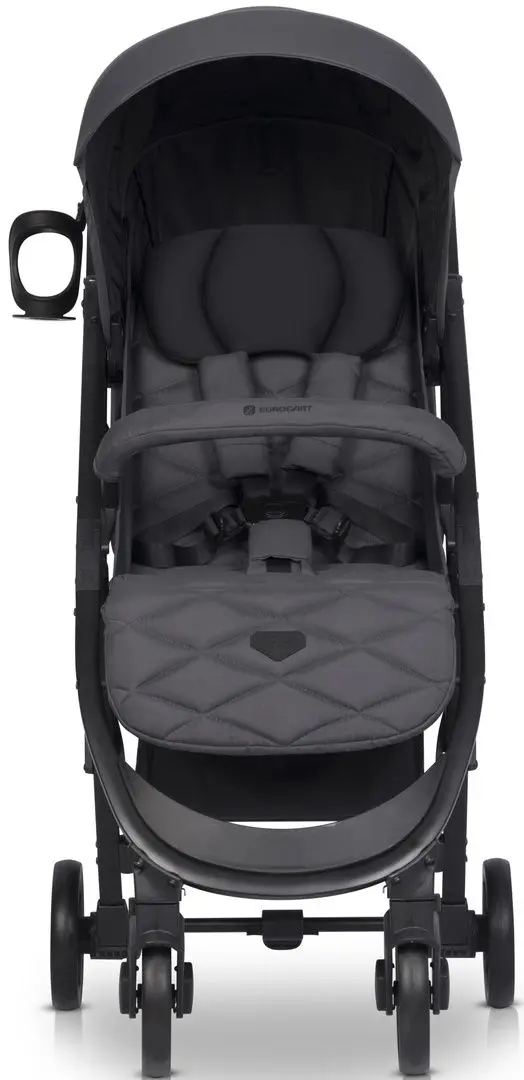 Коляска прогулочная Euro-Cart Volt Pro Black Edition (Iron) - 2
