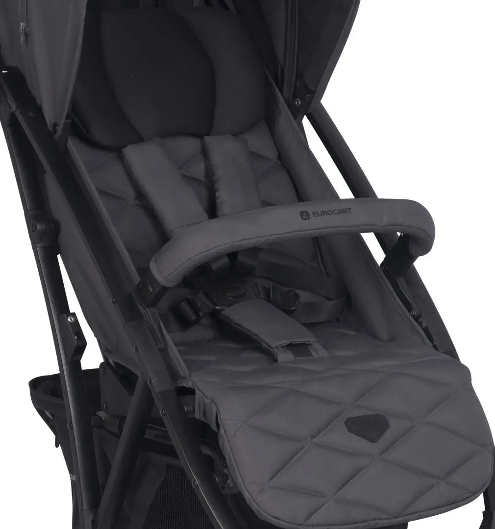 Коляска прогулочная Euro-Cart Volt Pro Black Edition (Iron) - 4