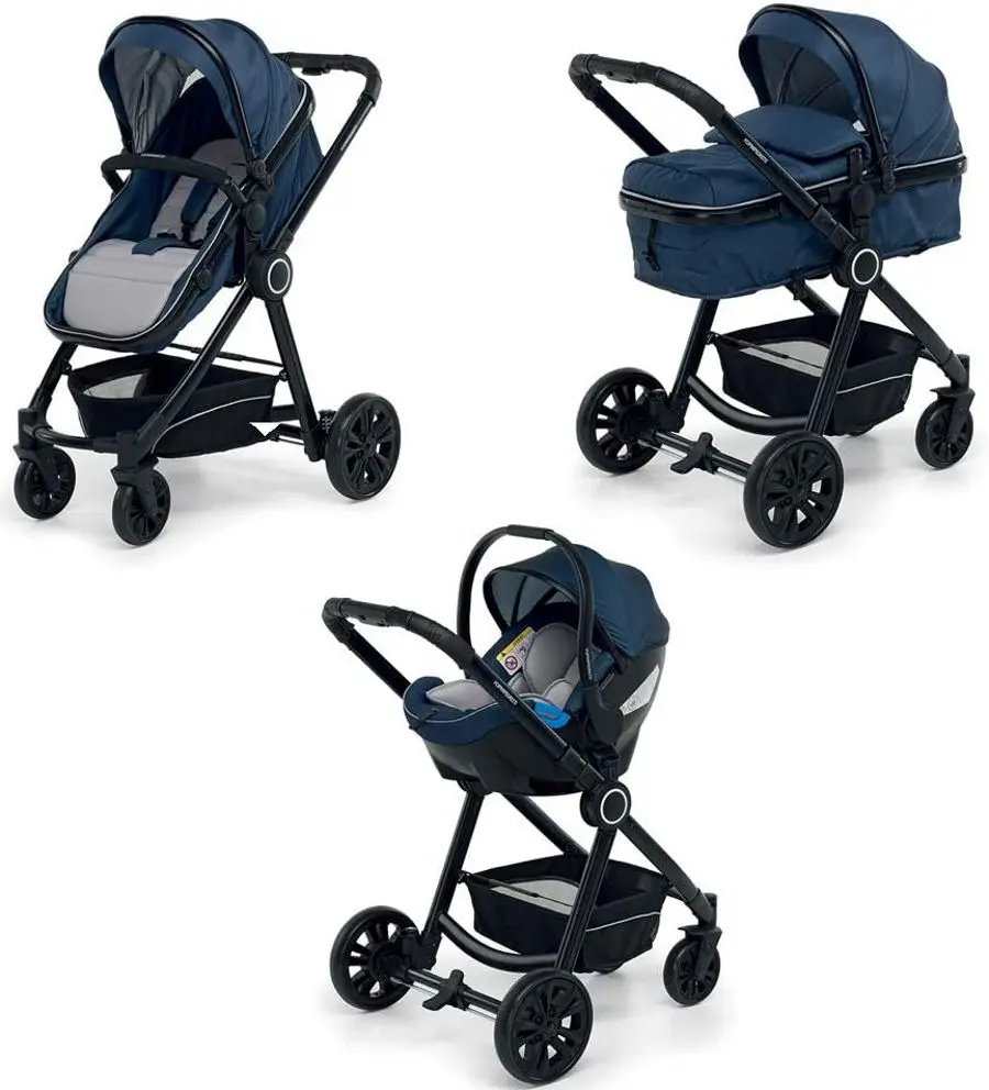 Carucior modular 3in1 FoppaPedretti Bikini Plus (Ocean) - 6