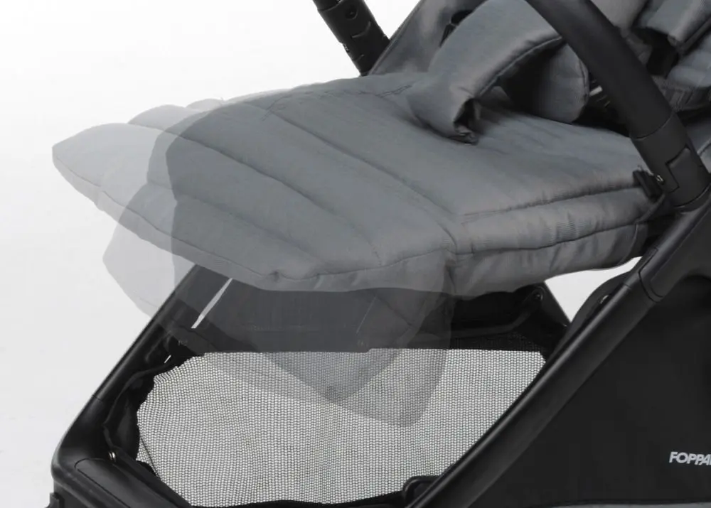 Коляска прогулочная FoppaPedretti Jumbo (Silver) - 7