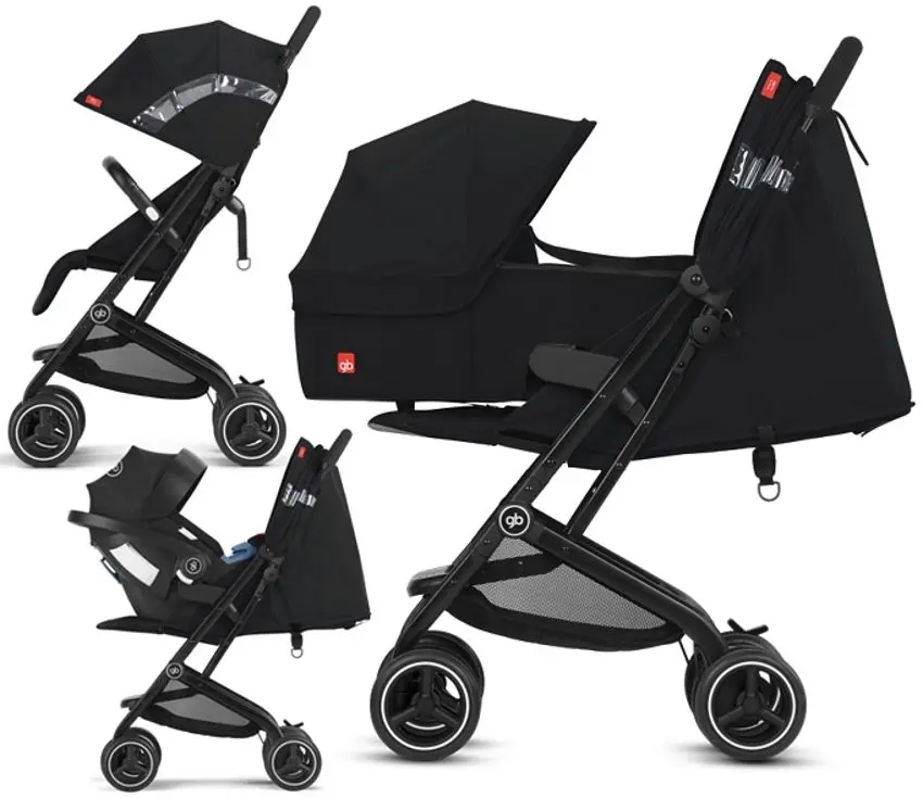 Коляска прогулочная Gb Qbit+ All-Terrain (Black) - 4