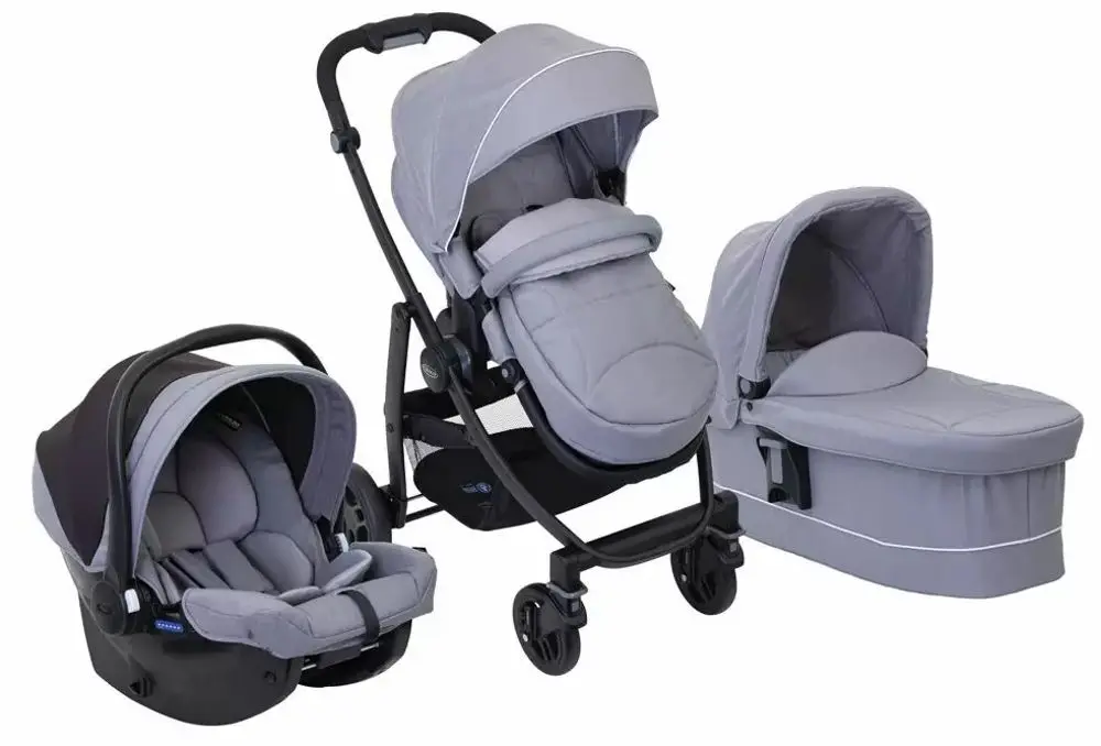 Carucior modular 3in1 Graco Evo (Steeple Gray)