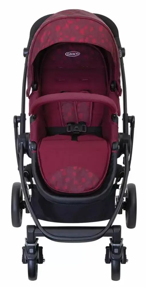Carucior de plimbare Graco Evo (Red Leopard) - 3