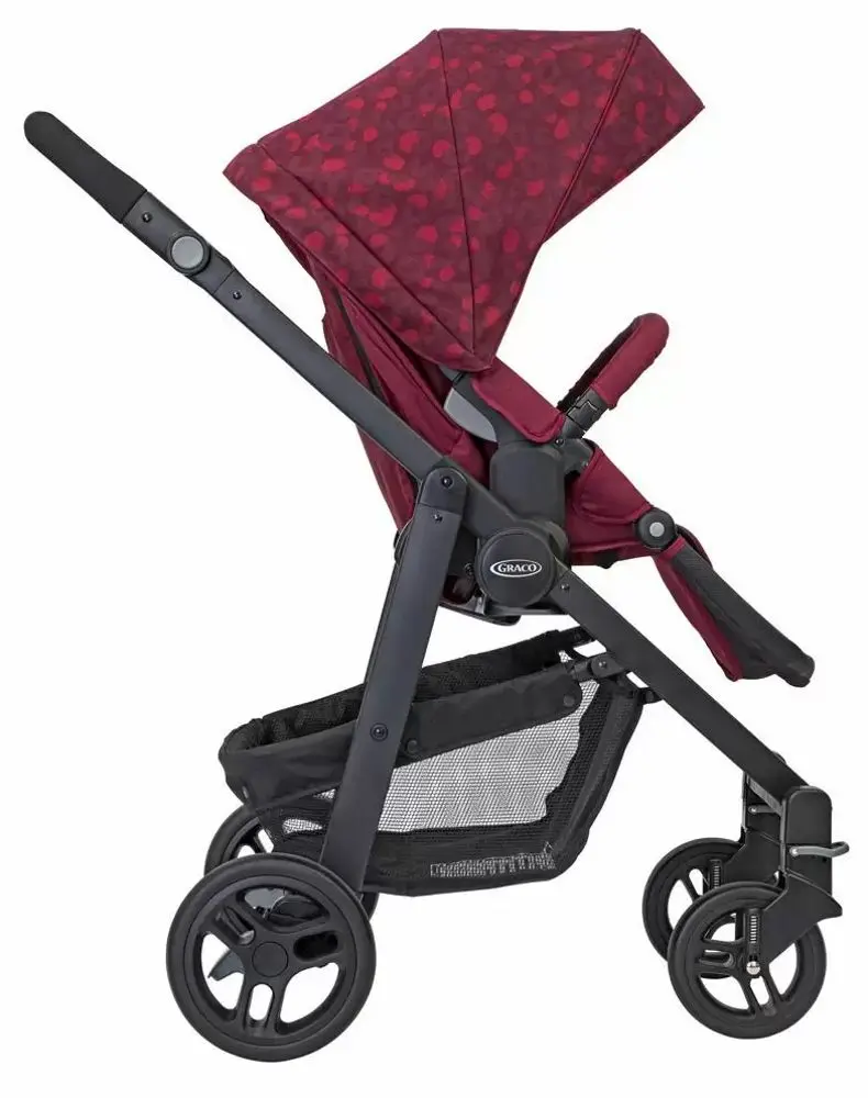 Carucior de plimbare Graco Evo (Red Leopard) - 4