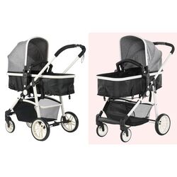 Коляска модульная 2в1 Homcom 440-024 (Grey) Thumb