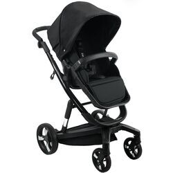 Carucior modular 2in1 iBebe iSTOP IS15 (Black) Thumb